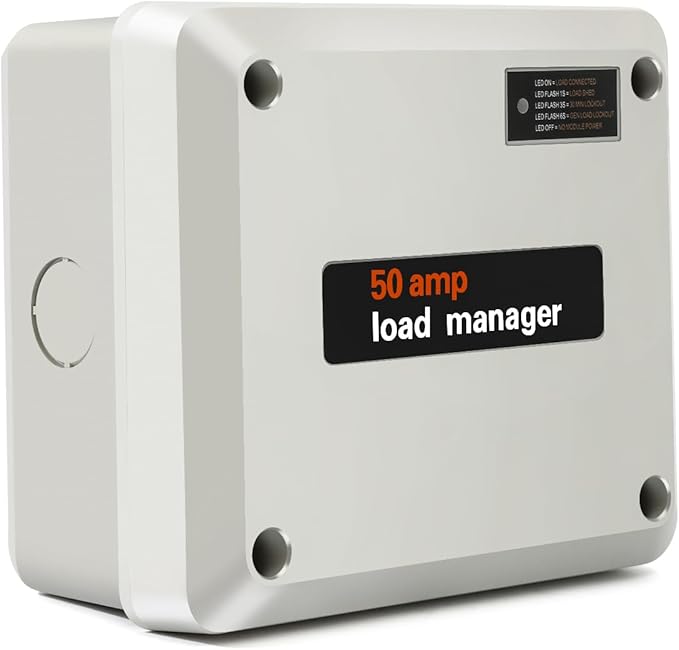 50 Amp Load Manager Smart Management Module compatible with Generac 7000 Wireless Generator Protection Module with 8-Zone Control &amp Real-Time LED Monitoring