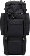 LINGYUE 65L Waterproof Tactical Backpack Large Hiking Camping Bagpack With Rain Cover For Outdoor Trekking Travel(F)