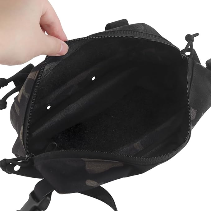 Tactical Drop Pouch Fanny PackUtility EDC Large Multi-Purpose Waist Bags for Tactial Vest Chest Rig