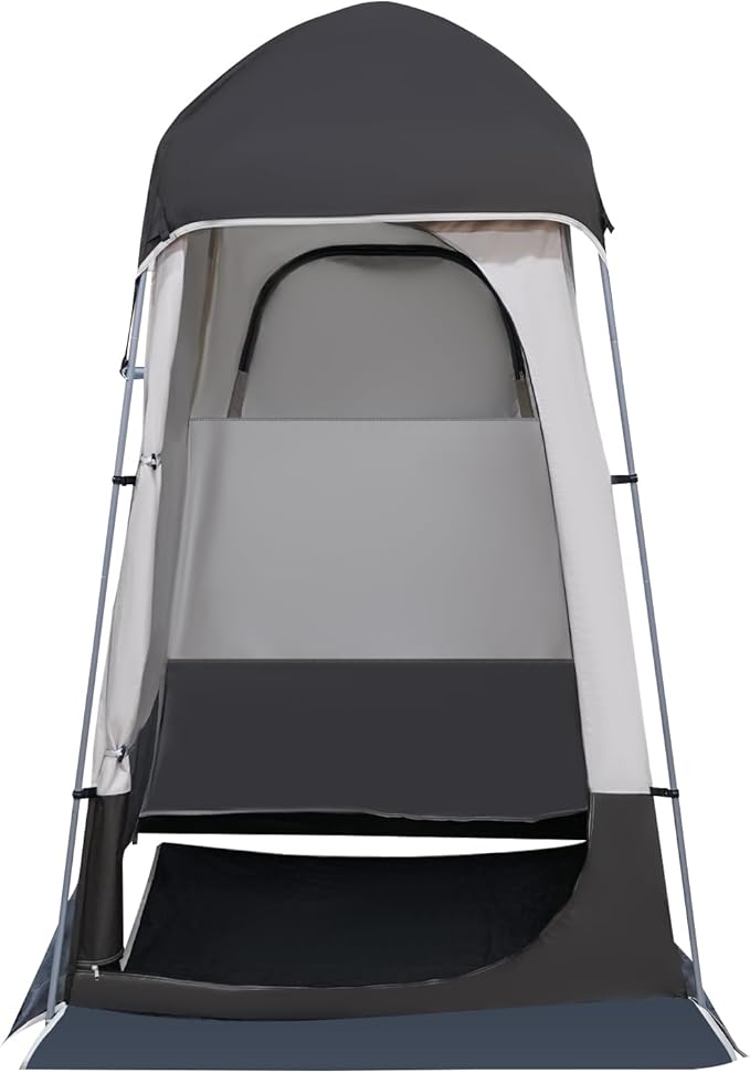 Outdoor Shower Tent Portable Privacy Tent Camping Shower Tent Outdoor Portable Toilet Tent with High-Density Mesh and Storage Bags for Outdoor Showers &amp Changing