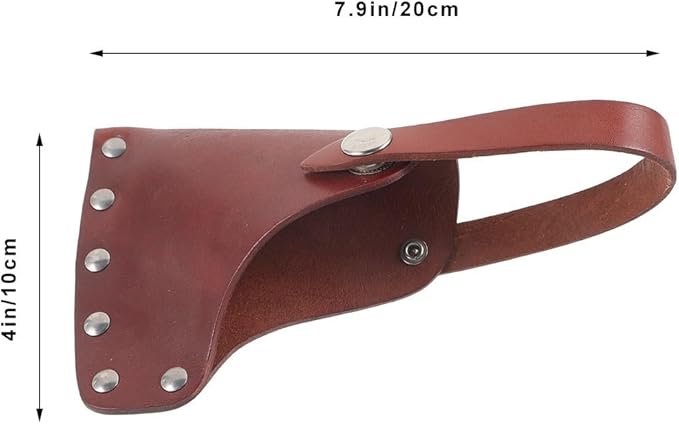 Axe Cover 12x10cm Protective Sheath for Hatchet Tools Portable Outdoor Supply Camping Accessories Simple Design for Outdoor Camping Blade Protection