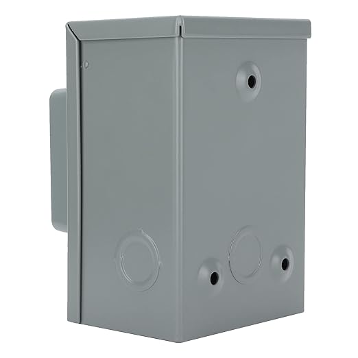 30a Power Socket 17.0×12.0×12.0 Generator Power Inlet Box 3750w Outdoor Weatherproof Convenient Installation Accessory for RV Compatible with RV Power Cords Perform