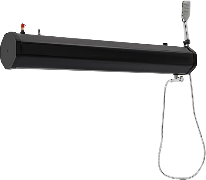 Portable Car Camping Shower Set 30L Roof Rack-Mounted Off-Road Shower Tank Solar-Powered Large Capacity Shower for Camping Off-Road and Beach Trips