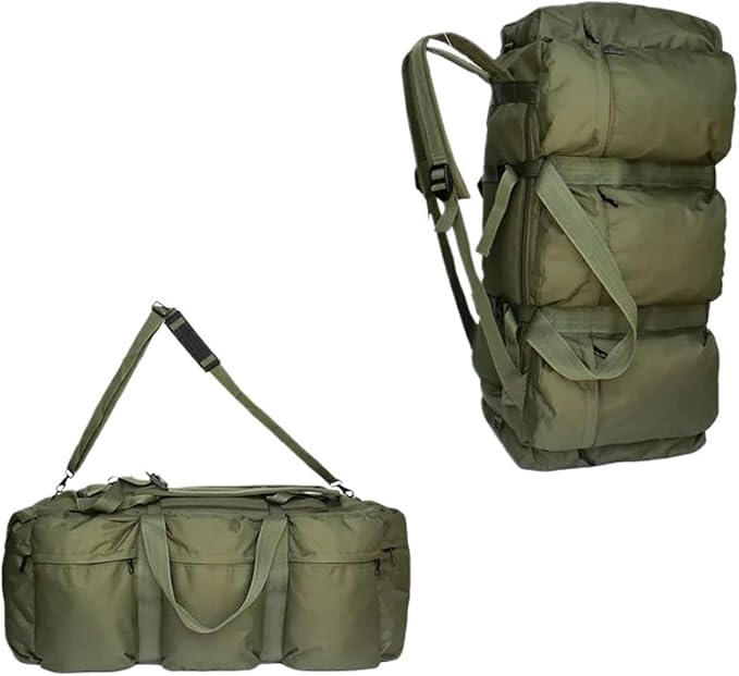 SCHIK 100L Large Luggage Camping Bag Backpack Men Outdoor Travel Shoulder Hiking Trekking Trip Tourist Tactical Carry-on Bags Trekking(Green)