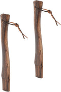 BESPORTBLE 2pcs Axe Handle Replacement Sturdy Wooden Axe Grip Ergonomic Design for Firewood and Camping Use Natural Wood Material Comfortable and Easy to Maintain