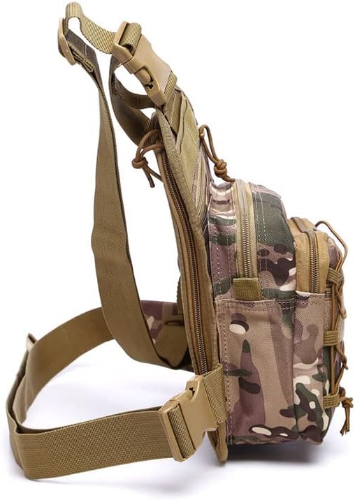 Outdoor Sports Hiking Sling Bag Shoulder Pack Camouflage Tactical Molle Chest Bag