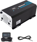Renogy 3000w Pure Sine Wave Inverter Charger 12V DC to 120V AC Surge 9000w for Off-Grid Solar RV Boat Home w/LCD Display Auto Transfer Switch Compatible with Lithium Battery
