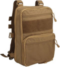 ACEXIER Flatpack D3 Tactical Backpack Hydration Carrier Molle Pouch Airsoft Military Gear Multipurpose Vest Assault Softback Travel Bag (Tan)