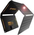 FlexSolar 30W Portable Solar Charger ETFE Foldable Panel with QC3.0 18W USB-A/USB-C &amp IP67 Waterproof - Fast Charging for Phones Tablets Power Banks in Camping Hiking Outdoor