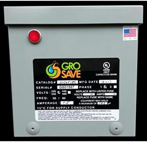 Energy Controller Single Phase Unit Gro Save Hydroponic