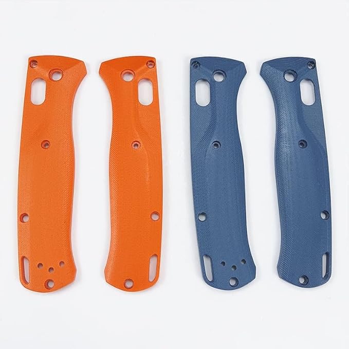 1 Pair G10 Scales in Khaki Color is Suitable for Bugout 535 Blank DIY Handle Patch Replacement