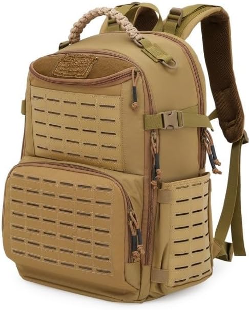 Tactical Backpack Military Molle Hiking 36-55L Traveling mountaineering outdoor waterproof multifunctional dark night camouflage