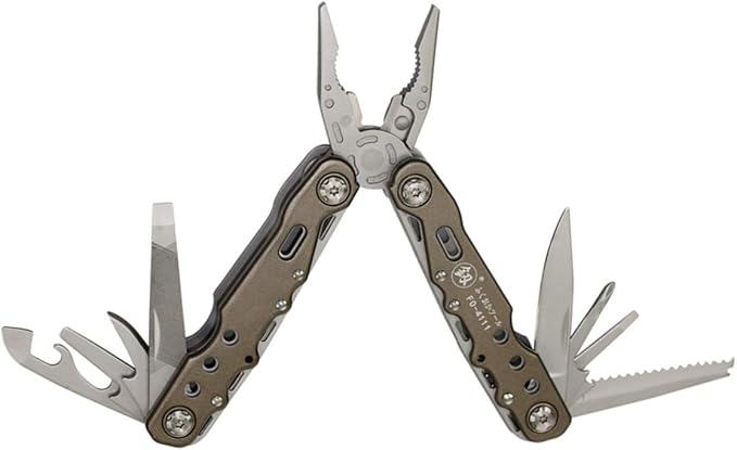 Multi Tool with Knife Portable Outdoor Multifunctional Pliers Multi-Purpose Tool Kit (for Home Travel Camping Survival Fishing)