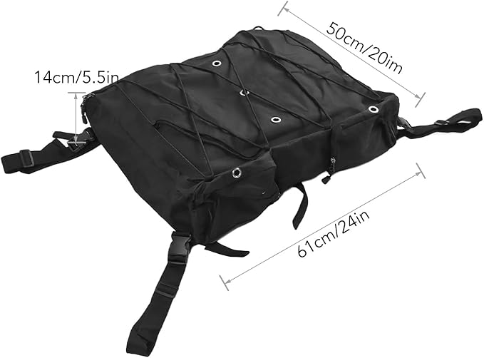 Superior Marine Organizer 600D Waterproof Oxford Gear Life Jacket Bag Spacious Sturdy Boat Safety Storage