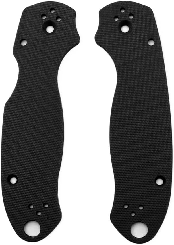 1 Pair Custom G10 Handle Fits for Para 3 C223 Premium Scales DIY Making Replacement Accessory(Black)