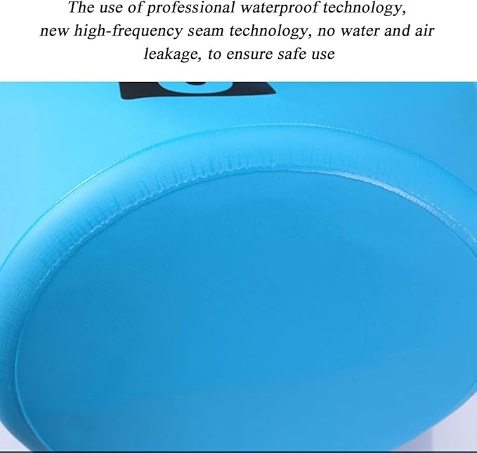 2L/5L/10L/15L/20L/30L Waterproof Dry Bag Roll Top Dry Compression Sack Keep Gear Dry Clean for Kayaking Beach Rafting Boating (Color : Pink Size : 15L)