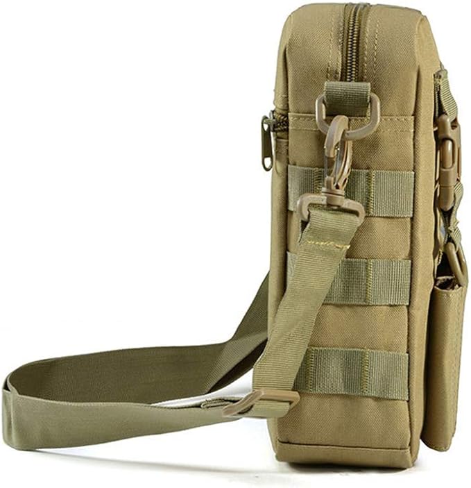Sunnystacticalgear Outdoor Sports Hiking Sling Pack Camouflage Tactical Shoulder Bag - Tan