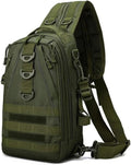 Jungle Leopard Rucksacks Tactical Backpacks Waist Chest Climbing Bag Sport Travel Short Trip Fishing Pack Outdoor(OD)