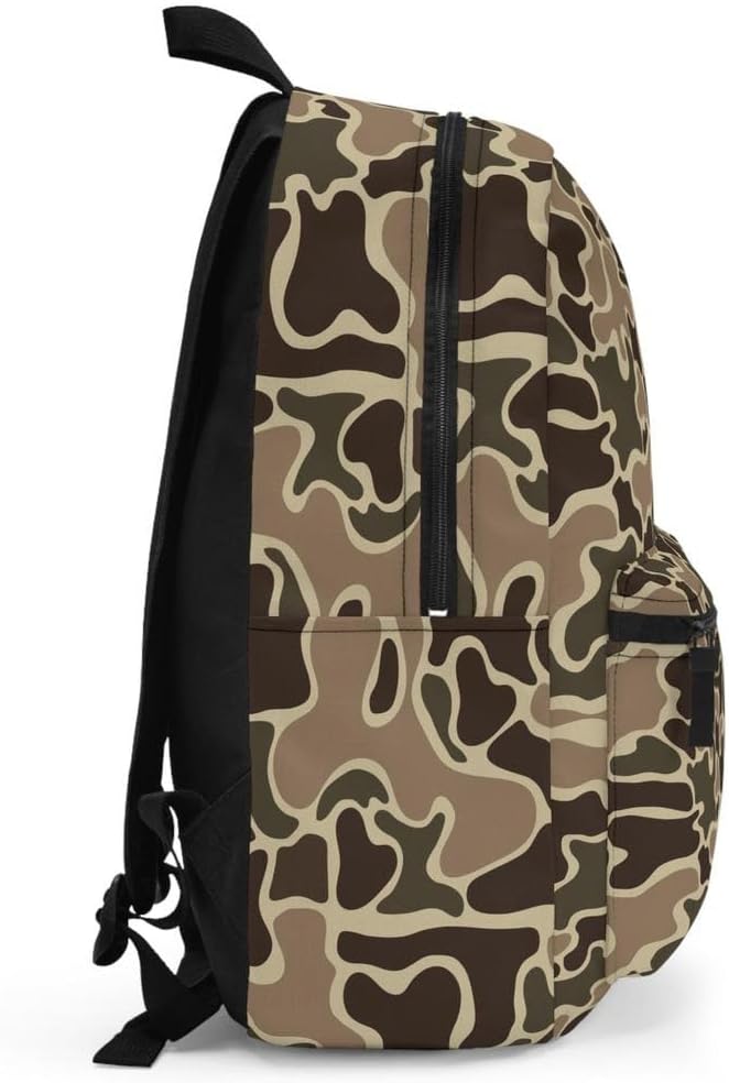 Vintage Swamp Camouflage Bookbag/Vintage Backpack/Fashion Camouflage Travel Bag/Hunting Bag/Country Life Backpack