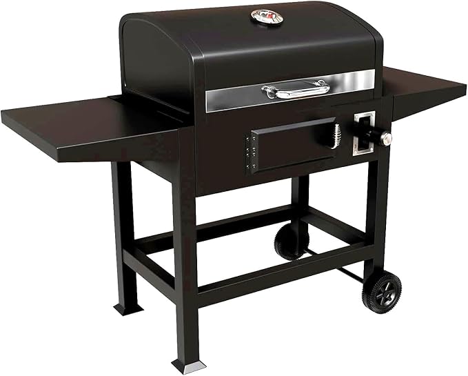 Gas One Charcoal Grill – 24-inch BBQ Charcoal Grill – Charcoal Smoker with Multiple Tier Heat Control – Outdoor Grill for Camping Picnic Patio Backyard Barbecue Outdoor Cooking