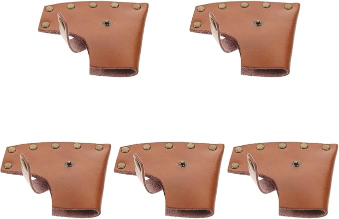 Housoutil 5pcs Hatchet Leather Sheath Axe for Outdoor Use Fit for Axes Full Grain Leather Stylish and Accessory