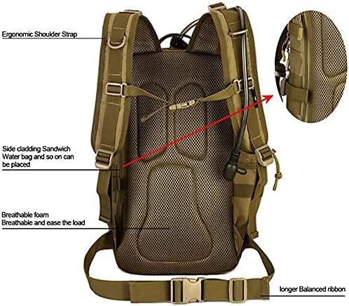 Outdoor Bactical Backpack Military Fan Bag Camouflage Backpack Travel Bag Mountaineering Bag Riding Backpack