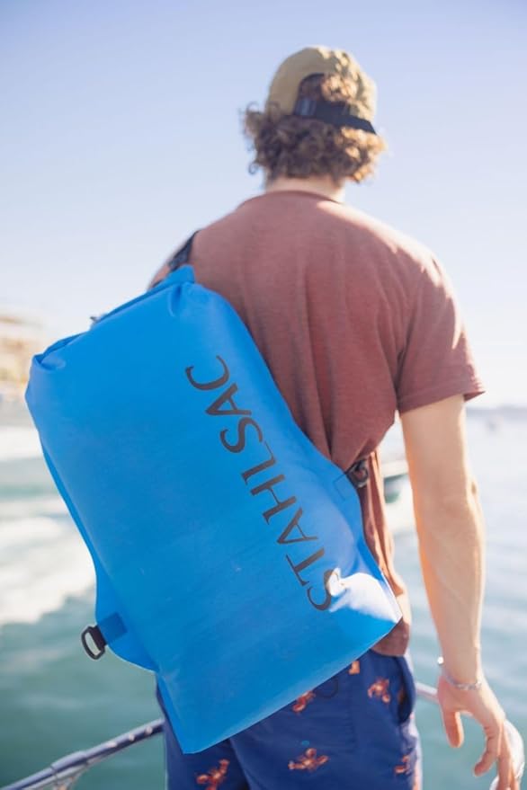 Stahlsac Abyss Drylite Dry Bag 25L in Dark Grey | Durable Waterproof Bag | Lightweight Dry Bag Backpack for Boating Hiking Kayaking &amp Rafting | Tested for Enhanced Durability | Removable Straps
