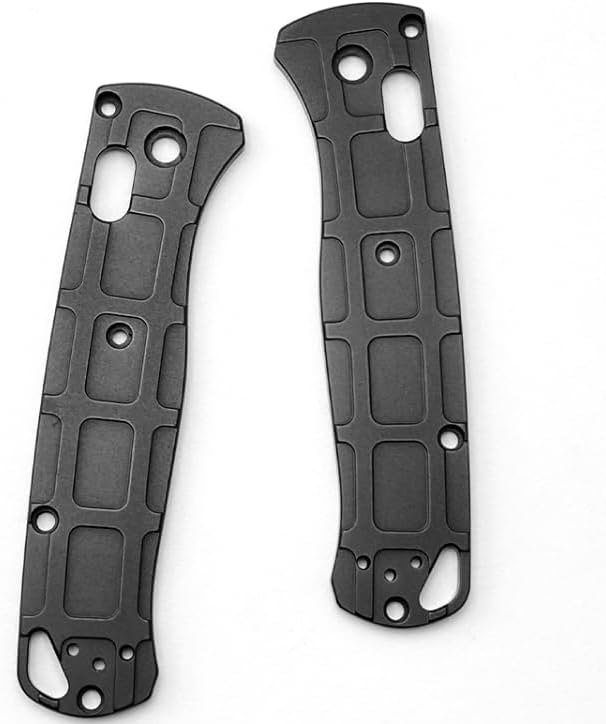 1 Pair Scales Handle Fits for Benchmade Bugout 535 CNC Aluminum Alloy Handle Patch