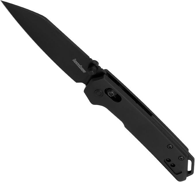 Kershaw Mini Iridium Folding Pocket Knife 3 inch D2 Steel Blade DuraLock Aluminum Handle Pocketclip