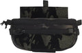 Dual Purpose Airsoft Drop Pouch Tactical Plate Hanger Fanny Bag Abdominal Dangler Hunting Vest(BCP)