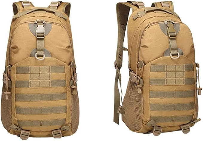 Outdoor Sports Pack Hiking Bag Tactical Rucksack Camo Knapsack Combat Camouflage Tactical 30L Molle Backpack - WL