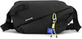 Nylon Panelled Waist Packs 2025 New Brand Unisex Chest Pack Casual Outdoor Travel Crossbody Bag(Black)