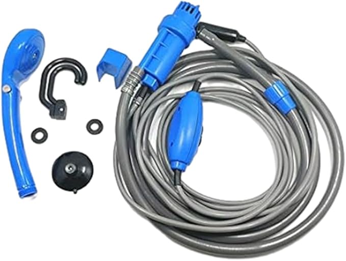 Camping Shower 12V Electric Portable Shower Car Sprayer Water Spray with Shower Head for Car Garden Outdoor Dog Wash