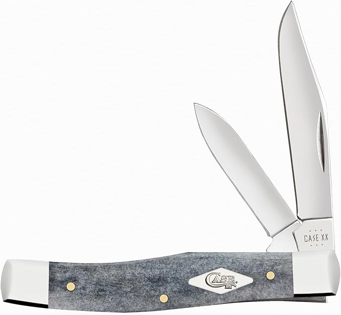Case XX Pocket Knife MEDIUM JACK - GRAY SMOOTH BONE Item #34206-62032 SS - Length Closed: 3 1/2Inches