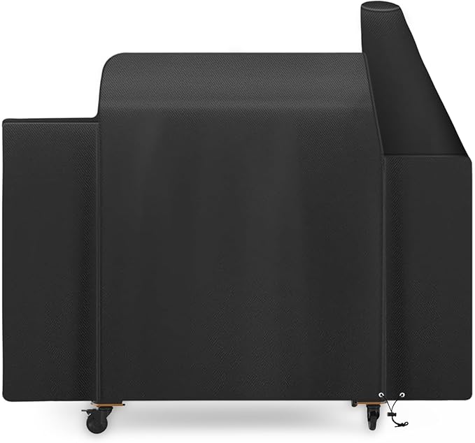 Grill Cover for Pit Boss Savannah Onyx Edition Pellet GrillAll-Weather Outdoor Heavy Duty 600D Waterproof Pitboss PB1500NX Smoker Cover for Pit Boss Savannah Onyx 1500 Pellet GrillBlack