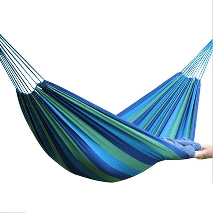 Portable Hammock Portable Swing Bed Hammock Double Camping Hammocks Ropes Lightweight for Outdoor Beach Garden Backyard for Backpacking Beach