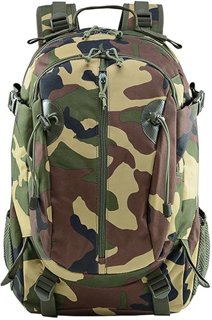 Tactical Backpack for Men Hiking Day Pack Military Rucksack Waterproof 30L EDC Bag Army Assault Pack (Jungle Camouflage)