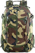 Tactical Backpack for Men Hiking Day Pack Military Rucksack Waterproof 30L EDC Bag Army Assault Pack (Jungle Camouflage)