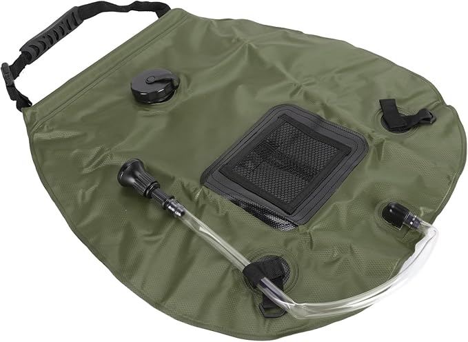 Haofy Solar Portable Shower Bag Camping Hiking Traveling with 20L Water Storage Capacity Solar Heating Portable &amp Compact Design On Off Switchable Shower Head