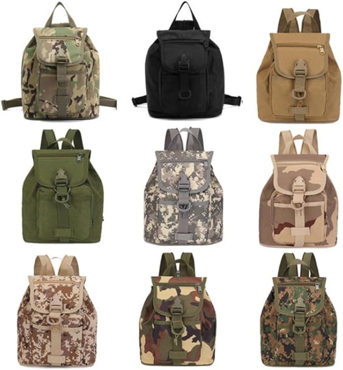 Mini Daypack Military Tactical Backpack Rucksack Tactical Assault Pack Bag for Hunting Camping Trekking (CP)