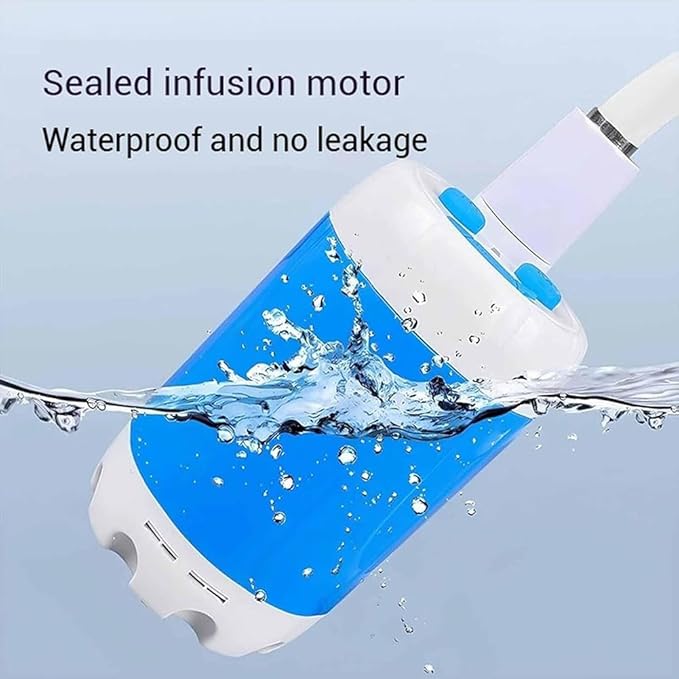 Portable Camping Shower Pump-Rechargeable Outdoor Shower Head SprayerElectric Showerhead with Hose Off Grid Showers System with Heater