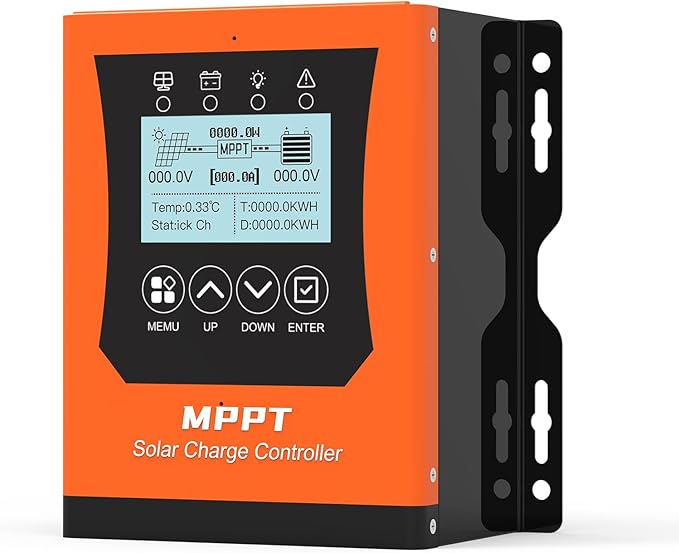 50 amp 48v Mppt Solar Charge Controller 12V/24V/60V/96V/120VSolar Panel Controller for Lifepo4/Lithium /Gel/ Rv Battery (Max Input 240V50A)