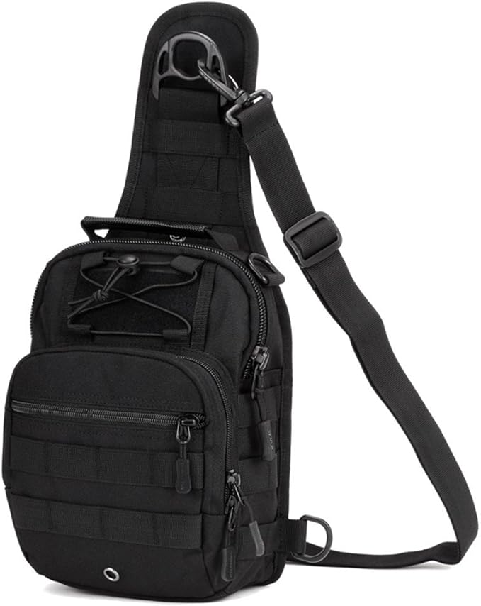 Protector Plus UNISTRENGH Tactical Sling Chest Pack Large MOLLE Crossbody Shoulder Bags Gear Duty Daypack