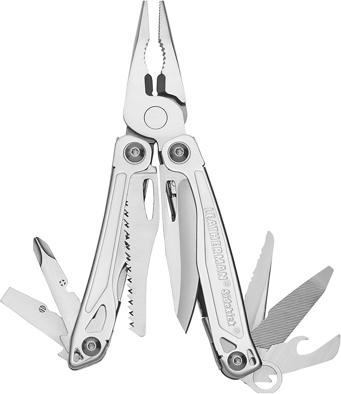 LEATHERMAN Sidekick Pocket Size Multitool with Spring-Action Pliers and Saw Stainless Steel