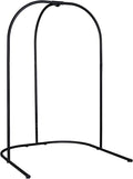 LA SIESTA® - Steel Hanging Chair Stand for Outdoor and Indoor Galvanized Steel Stand for Hanging Chairs and Children's Hanging Nests Hanging Hammock Chair Stand only Swing Stand(Arcada Anthracite)