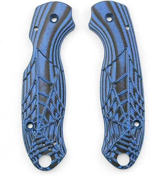 1 Pair G10 Scales Handle Fits for C223 Para 3 Custom Handle Patch in Black and Blue DIY Making Replacement Accessory