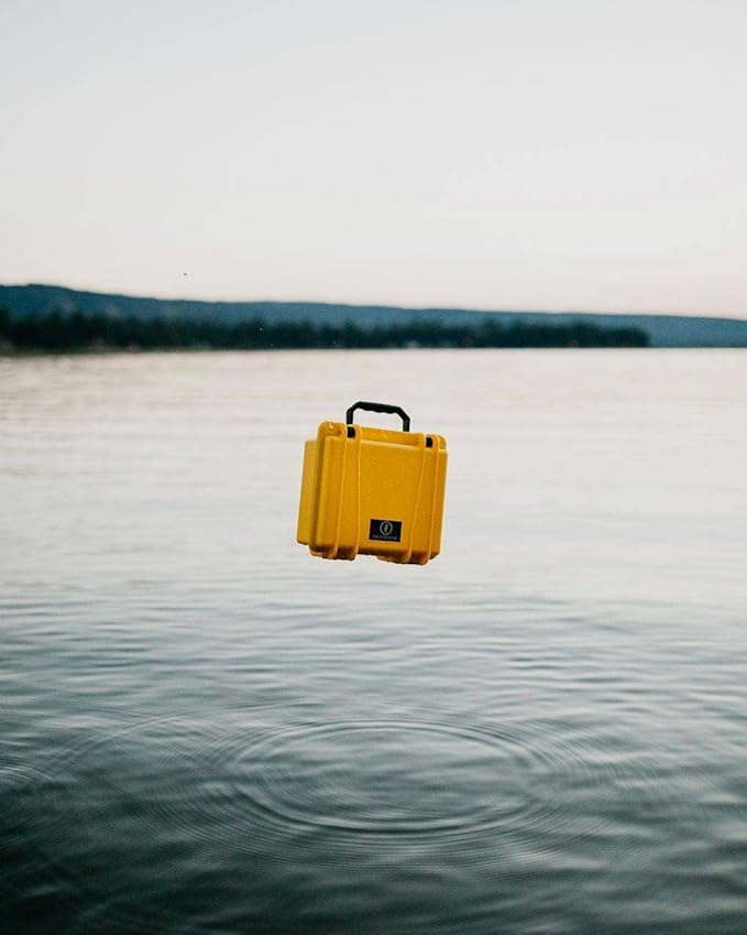 Seahorse SOLAS Orange High Visibility Hard Protective Case IP67 Waterproof/Impact Resistant/for Marine Photography Boating First Aid Box Tech Box Emergency (SOLAS ORANGE - 120)