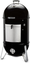 Weber Smokey Mountain Cooker 22-Inch Charcoal Smoker – Outdoor BBQ Smoker with Dual Cooking Grates Porcelain‑Enameled Kettle &amp Temperature Control Dampers