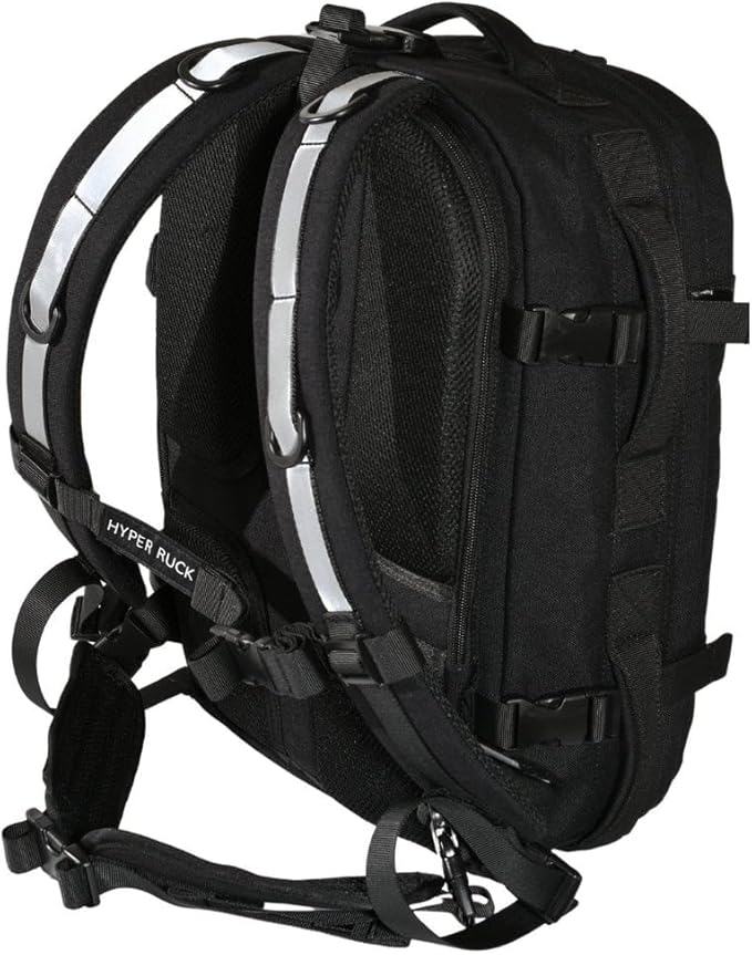 HYPERWEAR Hyper Ruck® 20L Rucking Backpack – Modular Load System Laptop &amp Plate Sleeves Fitness Hiking &amp EDC (Empty)