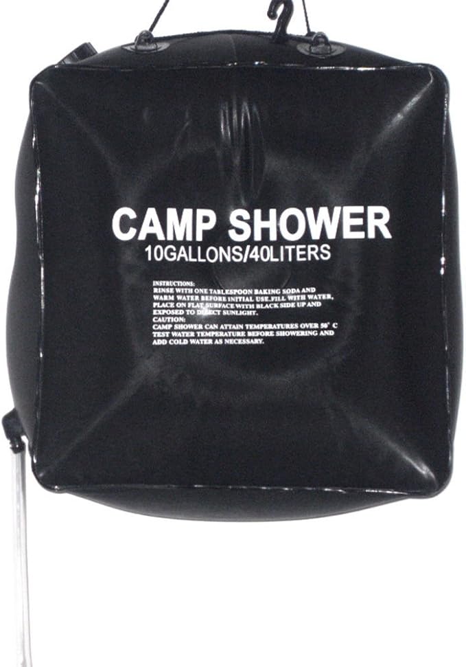 40L Portable Solar Heated Camp Tent Outdoor Camping Hiking Shower Bag